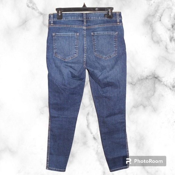 Kut From The Kloth Donna High Rise Fab Ab Ankle Skinny Jeans Dark Wash - Picture 3 of 6